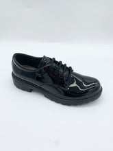 Load image into Gallery viewer, Geox Casey Lace Up Black Patent
