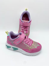 Load image into Gallery viewer, Geox Assister Lights Trainer Fuscia/Multicolour J56E9B 0ASKN C8238
