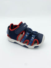 Load image into Gallery viewer, Geox Multy Sandal Navy/Red
