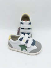 Load image into Gallery viewer, Garvalin Barefoot Star Shoe White/Blue Edera 262320-C863
