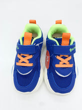 Load image into Gallery viewer, Garvalin Light Up Trainer Azul Blue/Orange 251808-B008
