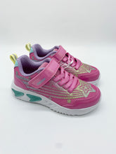Load image into Gallery viewer, Geox Assister Lights Trainer Fuscia/Multicolour J56E9B 0ASKN C8238

