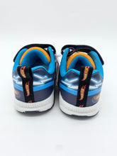 Load image into Gallery viewer, Primigi Hot Wheels Light Up Trainer Navy/Orange 2472011
