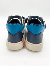 Load image into Gallery viewer, Geox Theleven Hi-Top Ivory/Lt Blue J56LDB
