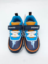 Load image into Gallery viewer, Primigi Hot Wheels Light Up Trainer Navy/Orange 2472011
