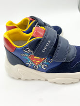 Load image into Gallery viewer, Geox Ciufciuf Trainer Navy/Red B655RB0BC22C4245

