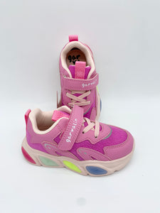 Garvalin Light Up Trainer Pink Lila 251808-C164