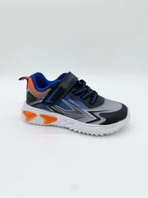 Load image into Gallery viewer, Geox Assister Lights Trainer Black/Orange J66DZB 02A9J C0038
