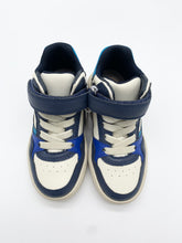 Load image into Gallery viewer, Geox Theleven Hi-Top Ivory/Lt Blue J56LDB
