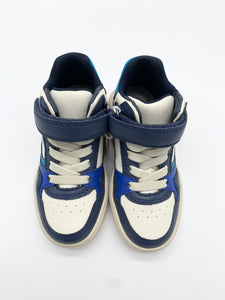 Geox Theleven Hi-Top Ivory/Lt Blue J56LDB
