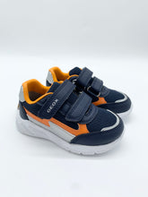 Load image into Gallery viewer, Geox Sprintye Trainer Navy/Orange B564UC0BC14C0659
