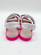 Load image into Gallery viewer, Geox Joyfoot Sandal Wite/Fluo Fuchsia
