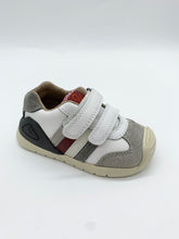 Load image into Gallery viewer, Biomecanics Casual Stripe Shoe White/Grey or Ocean Navy/Royal
