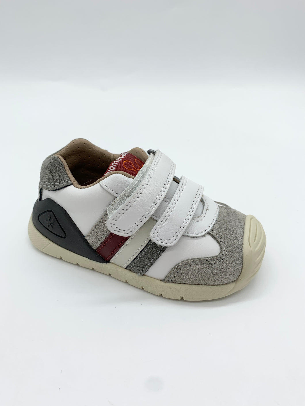 Biomecanics Casual Stripe Shoe White/Grey or Ocean Navy/Royal