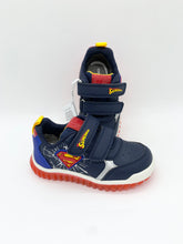 Load image into Gallery viewer, Geox Lightyloo Superman Trainer Navy/Royal B565ZB 000BC C4226
