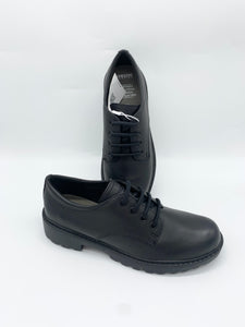 Geox Casey Lace Up Black Leather