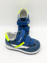 Load image into Gallery viewer, Primigi Tiguan Leather Trainer Blue/Jeans 1357211
