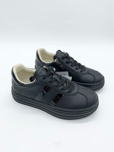 Primigi Volee Leather Trainer 2 Stripe Black 8933055