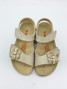 Superfit Fussbett Sandal Gold Flower