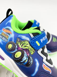 Primigi Hot Wheels Junior Lights Trainer Royal/Green 8990000