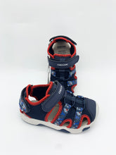 Load image into Gallery viewer, Geox Multy Sandal Navy/Red
