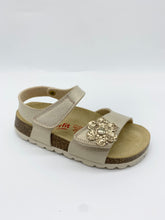 Load image into Gallery viewer, Superfit Fussbett Sandal Gold Flower
