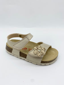 Superfit Fussbett Sandal Gold Flower