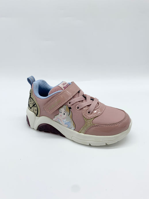 Geox Alice Trainer pink white blue gold shoe girl Dublin 