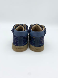 Garvalin Navy Dinosaur Ankle Boot