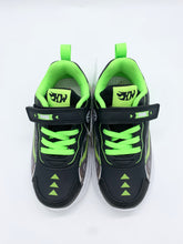 Load image into Gallery viewer, Primigi Hot Wheels Lights Trainer Black/Neon Green 8991000
