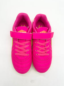 Umbro Speciali Liga FG VR JNR Football Boot Hot Pink