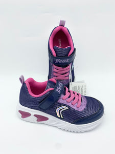 Geox Assister Trainer Navy/Fuchsia