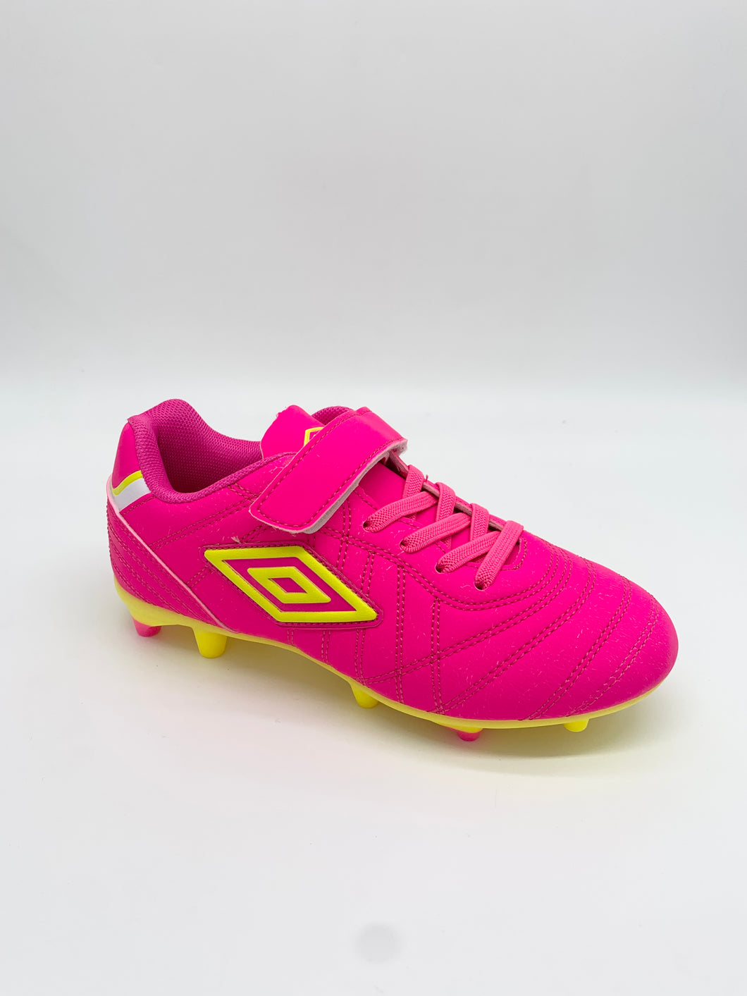Umbro Speciali Liga FG VR JNR Football Boot Hot Pink