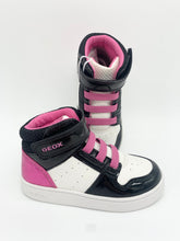 Load image into Gallery viewer, Geox Eclyper White/Black Hi-Top B465MA0BCKCC0404
