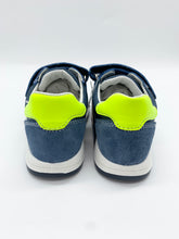 Load image into Gallery viewer, Primigi Tiguan Leather Trainer Blue/Jeans 1357211
