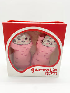 Garvalin Bunny Slipper Socks Rosa