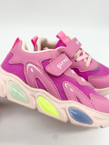 Garvalin Light Up Trainer Pink Lila 251808-C164