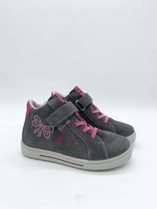 Ricosta Mala Tex Ankle Boot Carbon/Pop Pink.