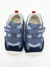 Load image into Gallery viewer, Biomecanics Dinosaur Print Shoe Petrol Blue 262120-A556
