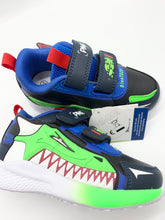 Load image into Gallery viewer, Primigi Infinity Light Dinosaur Trainer Navy/Royal 8982000
