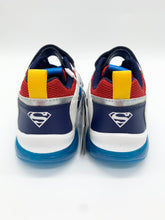 Load image into Gallery viewer, Geox Ciberdron Super-Man Lights Trainer Blue/Red J65LBB01454C4320
