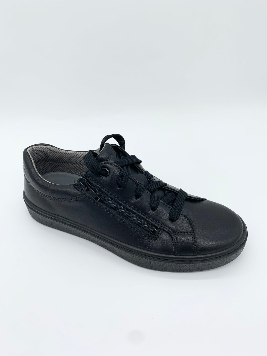 Superfit Heaven Lace Leather Trainer Black