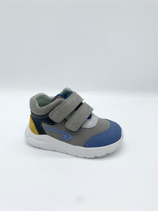 Pablosky ankle boot grey blue shoe boy Velcro 