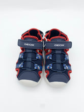 Load image into Gallery viewer, Geox Multy Sandal Navy/Red
