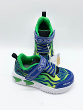 Load image into Gallery viewer, Geox Assister Lights Trainer Royal/Green J56DZB014CEC4165
