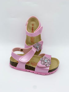 Superfit Fussbett Sandal Rosa Pink Flower