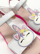 Load image into Gallery viewer, Geox Joyfoot Sandal Wite/Fluo Fuchsia
