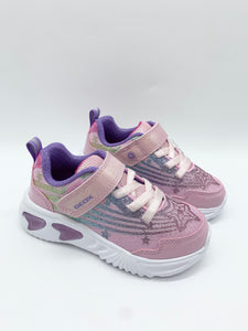 Geox Assister Lights Trainer Pink/Multicolour J56E9B0ASKNC8206