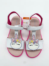 Load image into Gallery viewer, Geox Joyfoot Sandal Wite/Fluo Fuchsia
