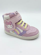 Load image into Gallery viewer, Geox Gisli Baby Girl Hello Kitty White/Pink Hi-Top B661MC 05402 C0406
